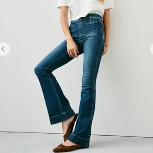 SPANX Flare Jeans with Patch Pockets